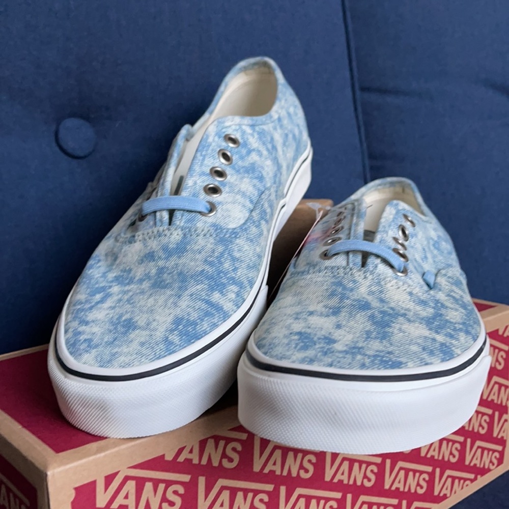Vans Authentic Denim dstry MENS Winter Sky/Marshmallow - Picture 9 of 16